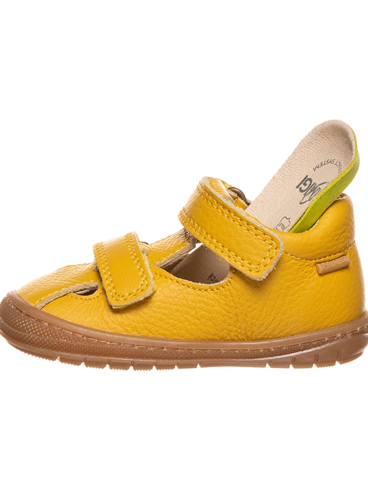Babys Schuhe | Leder-Halbsandalen in Gelb - NU97704