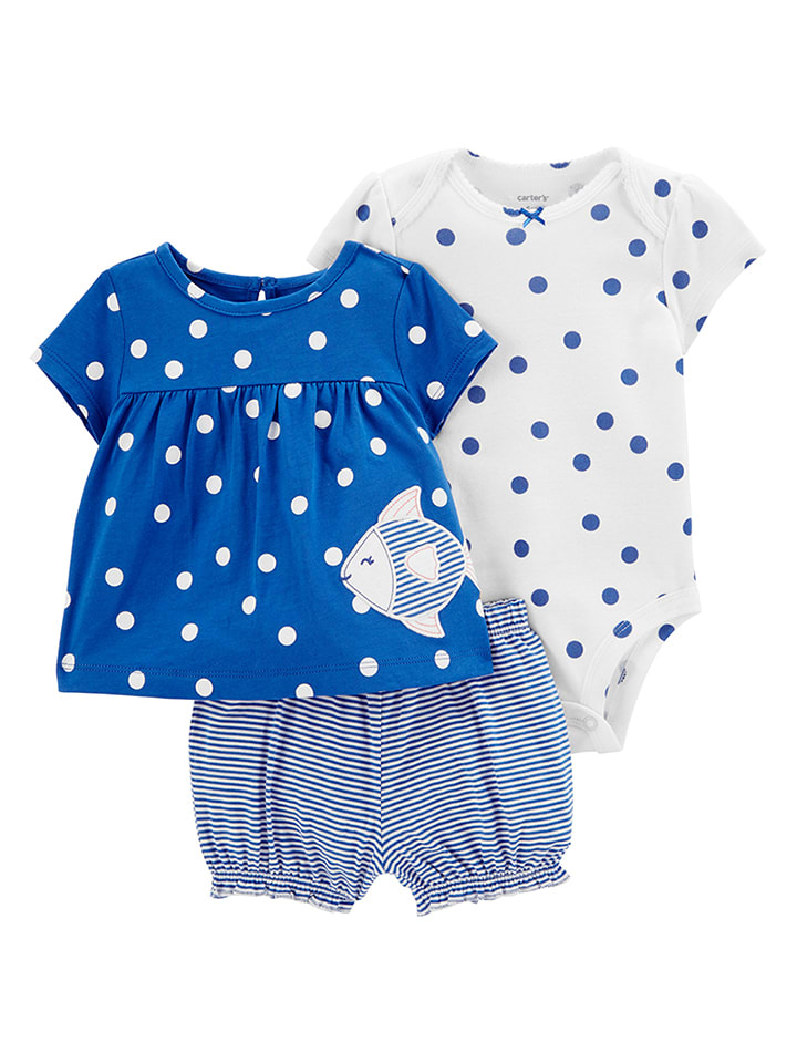 Babys Bekleidung | 3tlg. Outfit in Weiß - JE62236