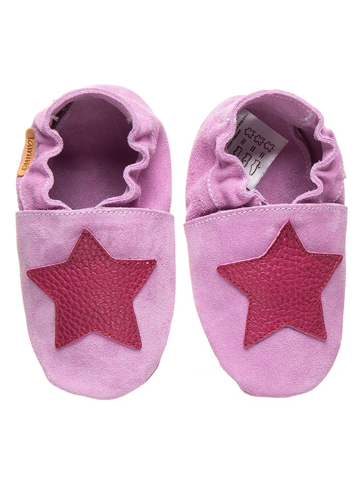 Babys Schuhe | Leder-Krabbelschuhe in Rosa - YF81354