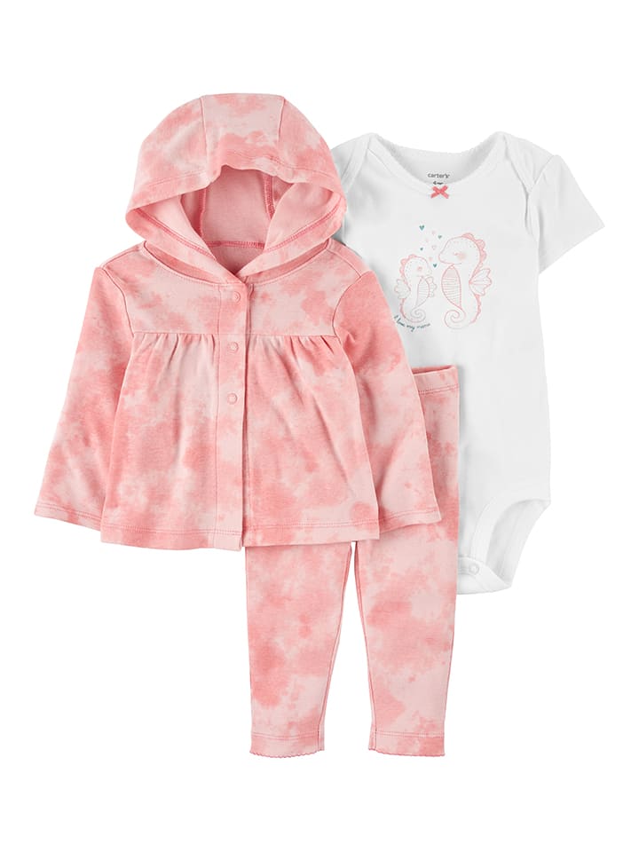 Babys Bekleidung | 3tlg. Outfit in Rosa - YI13716