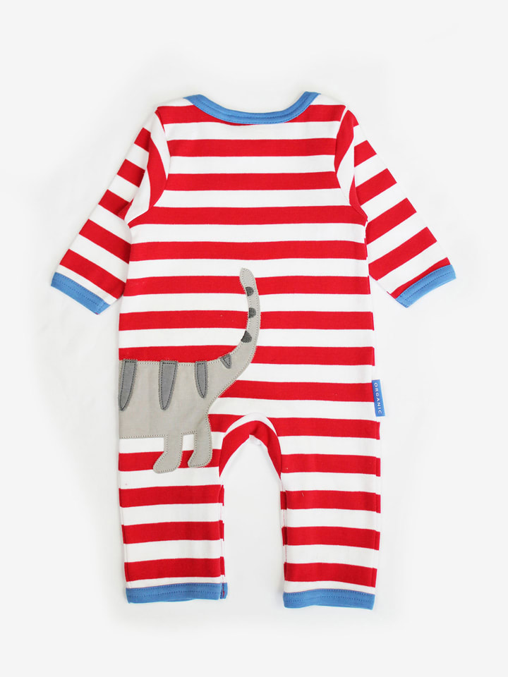 Babys Bekleidung | OverallCat in Rot/ Weiß - ZU92782