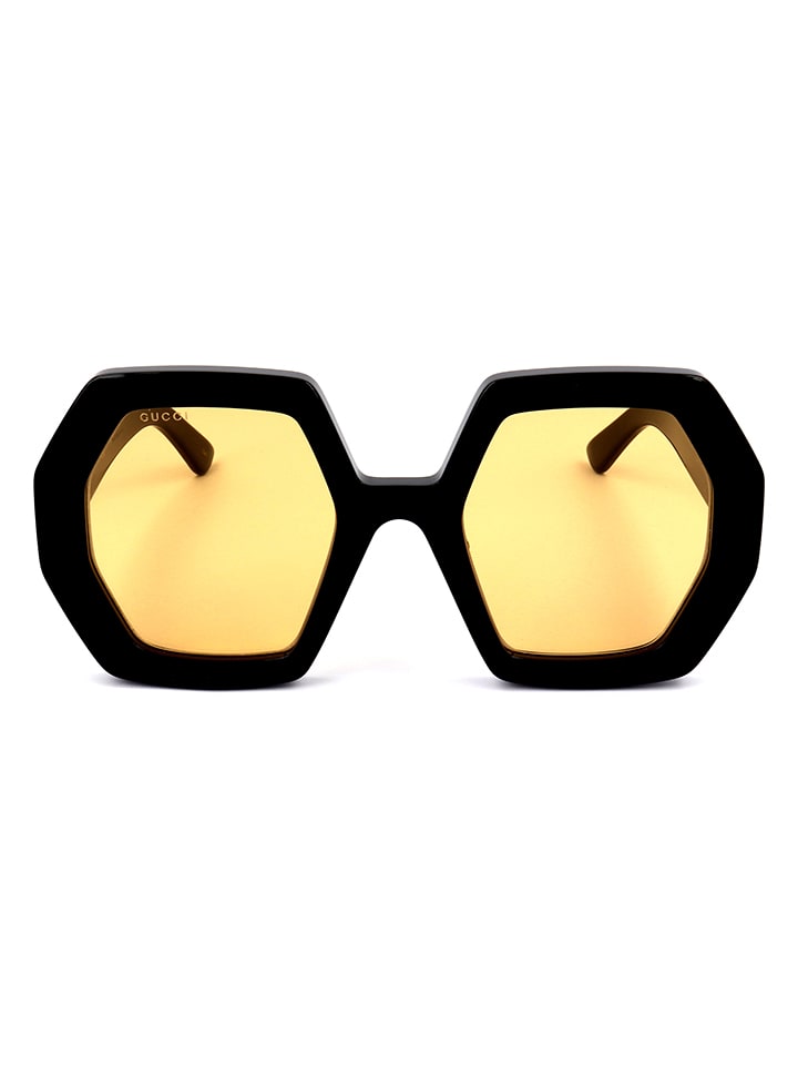 Damen Accessoires | Damen-Sonnenbrille in Schwarz/ Gelb - YK30961