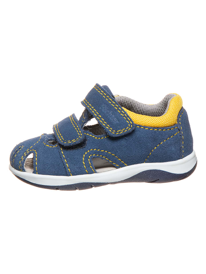 Babys Schuhe | Leder-Halbsandalen in Blau - VN83408