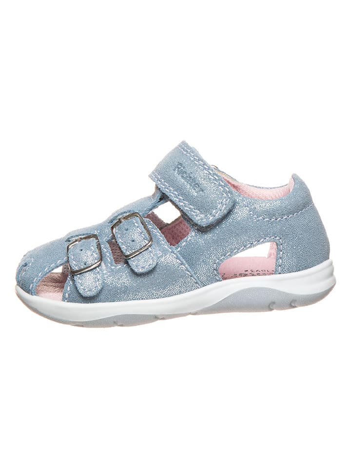 Babys Schuhe | Leder-Halbsandalen in Blau - MF17720