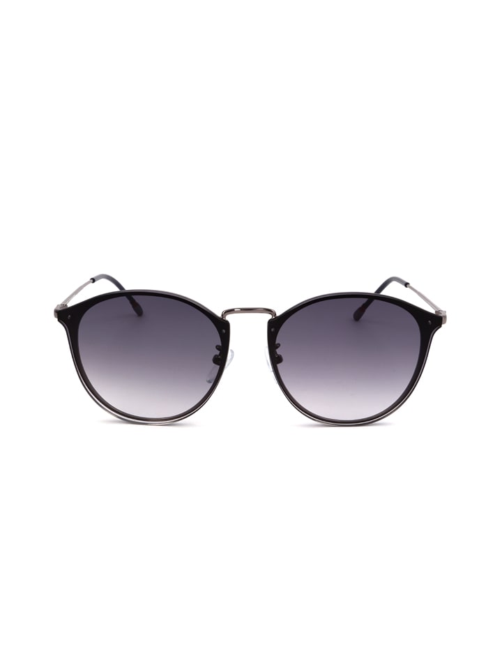 Damen Accessoires | Damen-Sonnenbrille in Silber/ Schwarz - XF06506