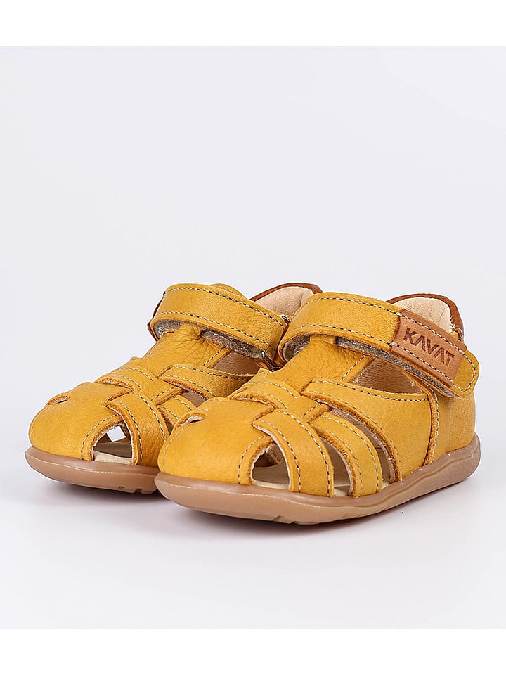 Babys Schuhe | Leder-Halbsandalen in Gelb - IR58948