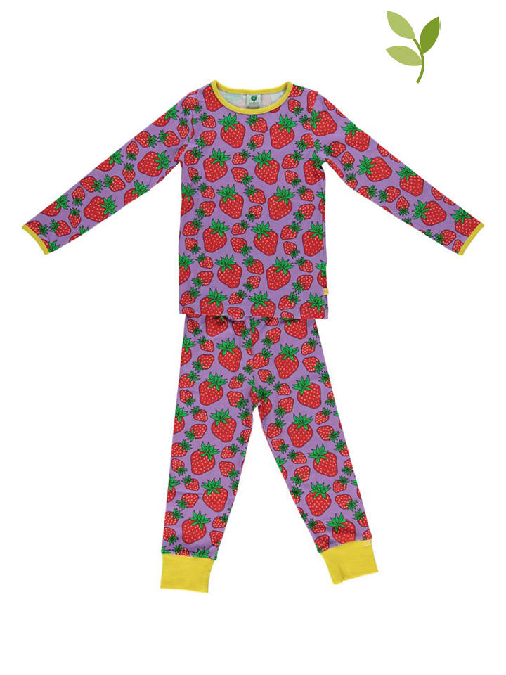 Babys Bekleidung | PyjamaStrawberry in Lila - VB57308