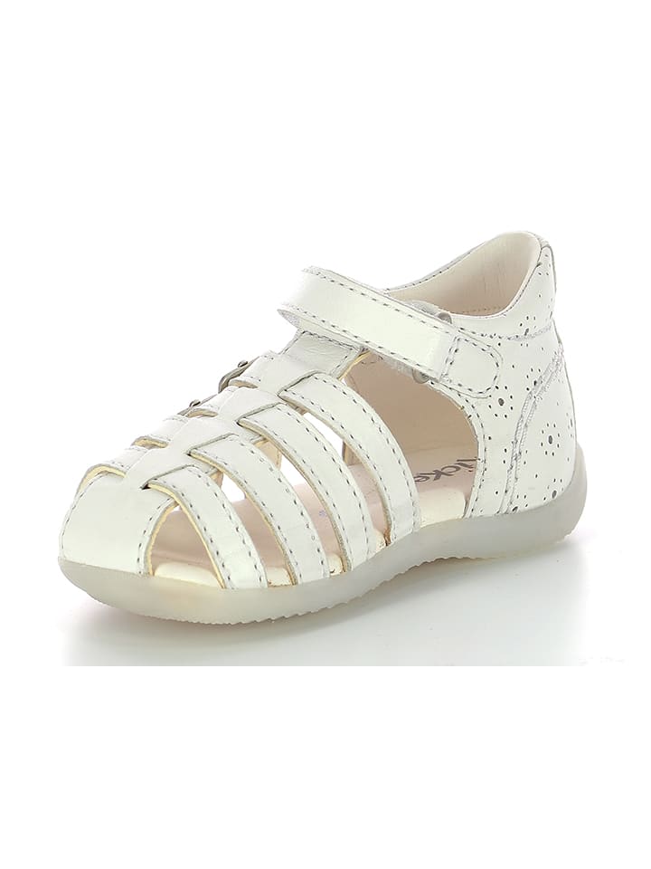 Babys Schuhe | Leder-HalbsandalenBigkro in Weiß - ED03708