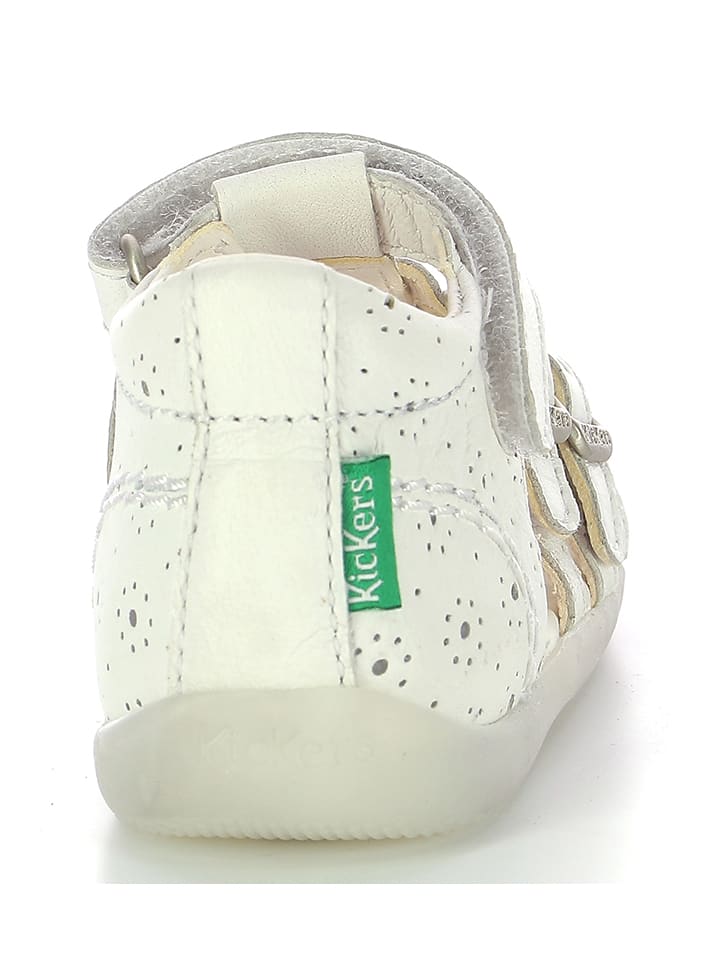 Babys Schuhe | Leder-HalbsandalenBigkro in Weiß - ED03708