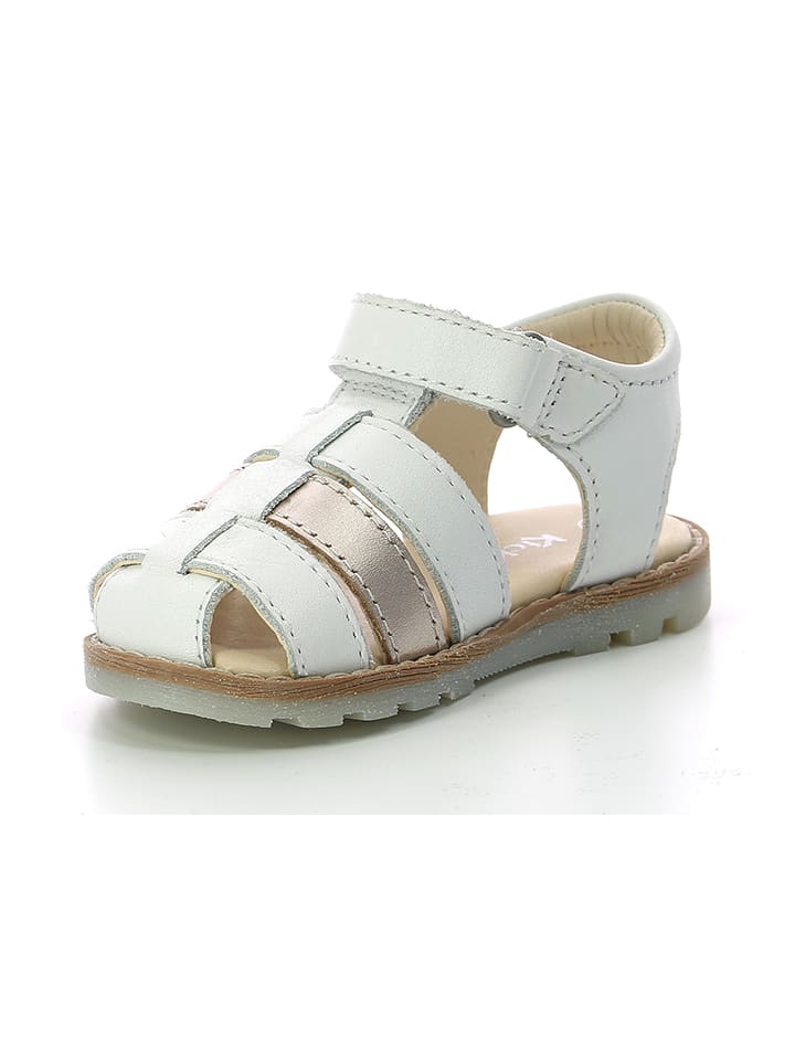 Babys Schuhe | Leder-HalbsandalenNonosti in Weiß - OS35020