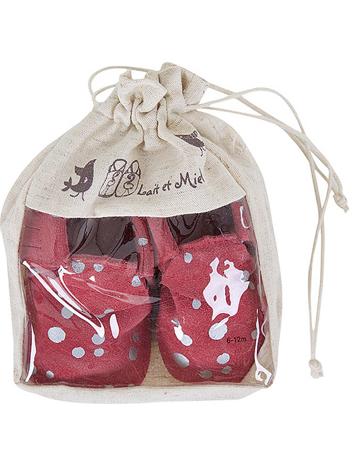 Babys Schuhe | Leder-Krabbelschuhe in Fuchsia - YA75042