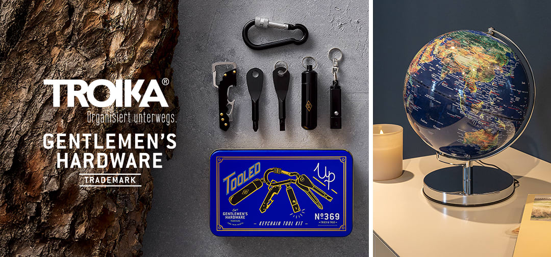 Geschenkideen von Troika & Gentlemen's Hardware - family exklusiv