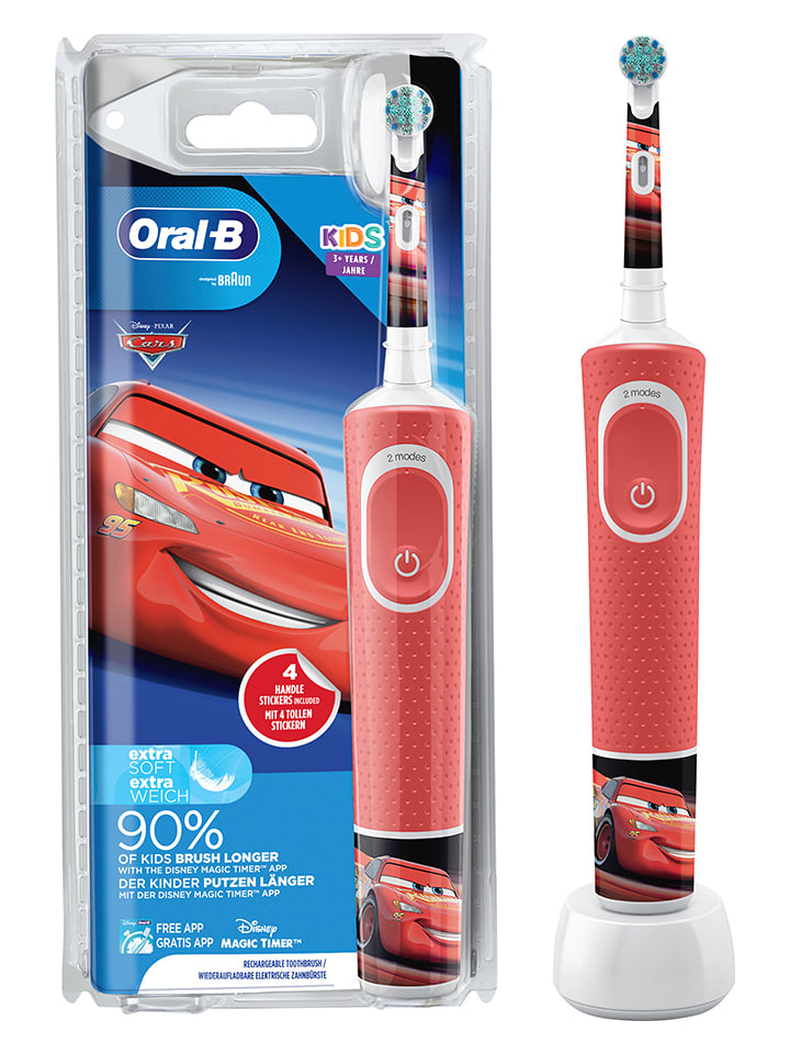 Oriënteren schild cilinder Oral-B Elektrische tandenborstel "Oral-B - Vitality 100 Kids Cars" rood  goedkoop kopen | limango
