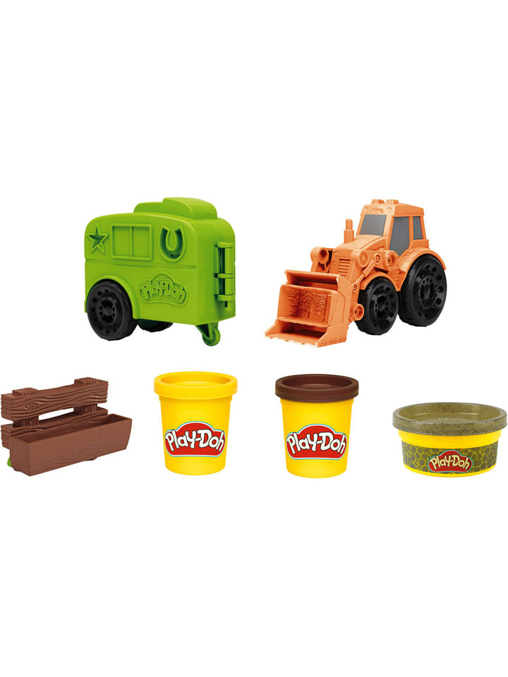 Play-doh Traktor und Pferdeanhänger - ab 3 Jahren - 170 g