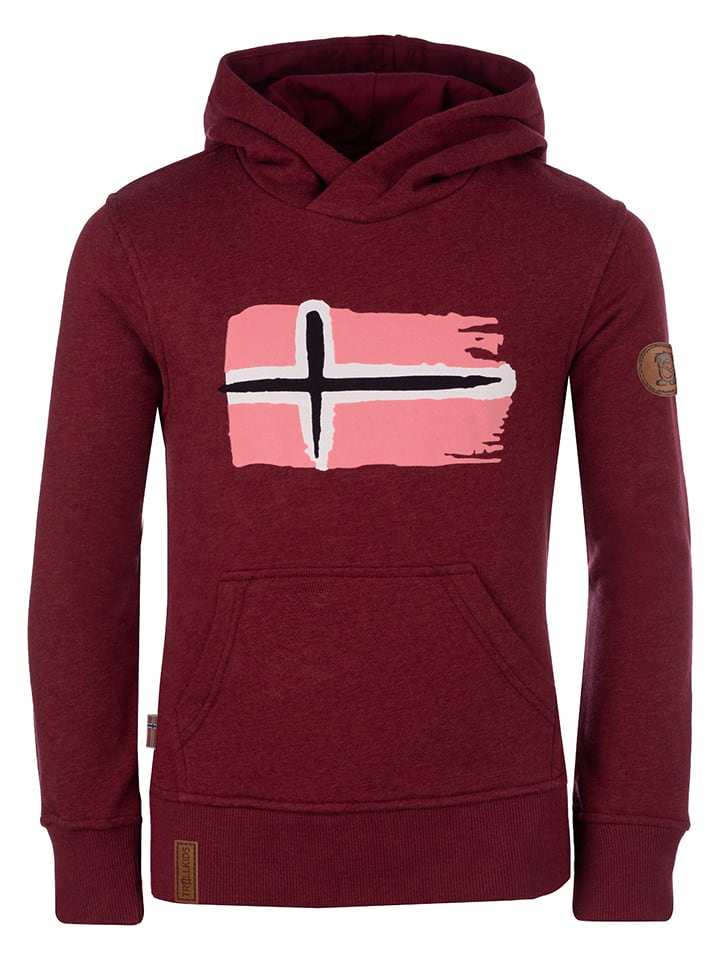 Trollkids Sweatshirt "Trondheim" in Rot