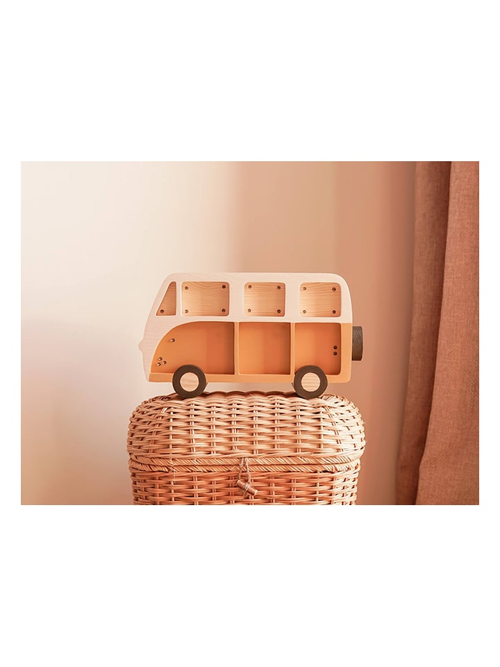 Woody Kid Store Dekoracyjna lampa LED "Minibus" w kolorze pomarańczowym