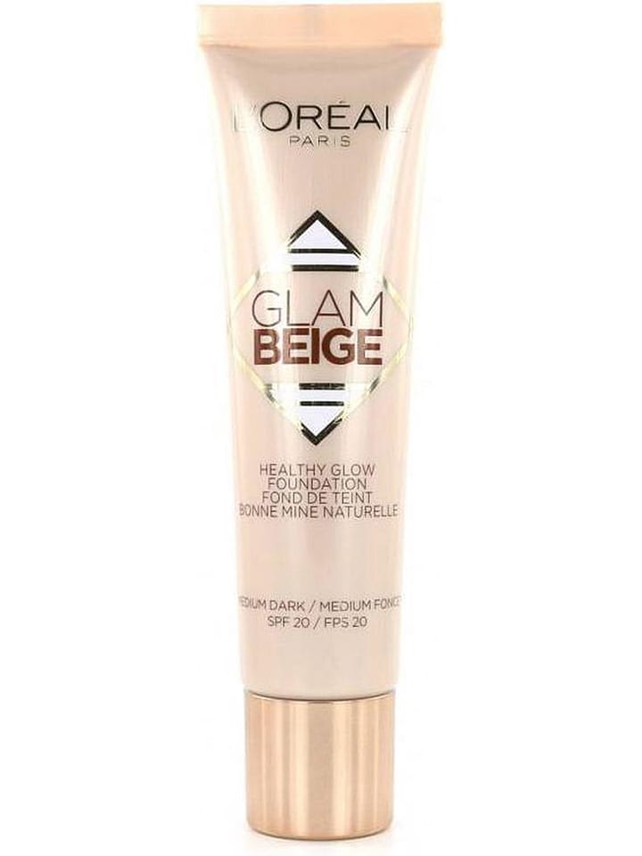 L'Oréal Paris Foundation "Glam Beige - 40 Medium Dark" - SPF 15, 30 ml