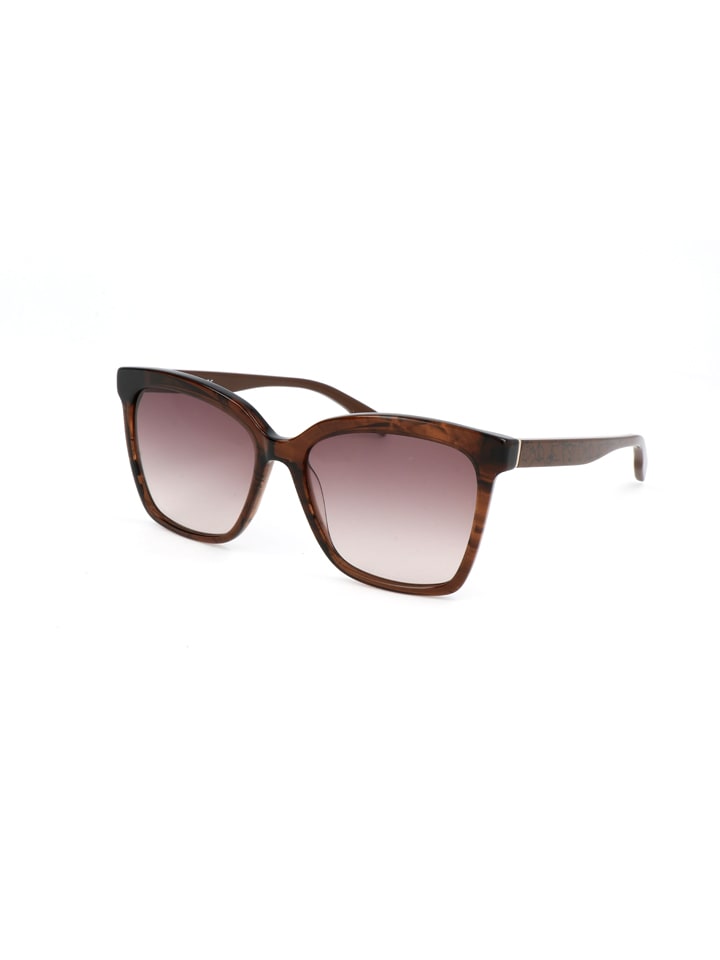 Karl Lagerfeld Damen-Sonnenbrille in Braun/ Rosa