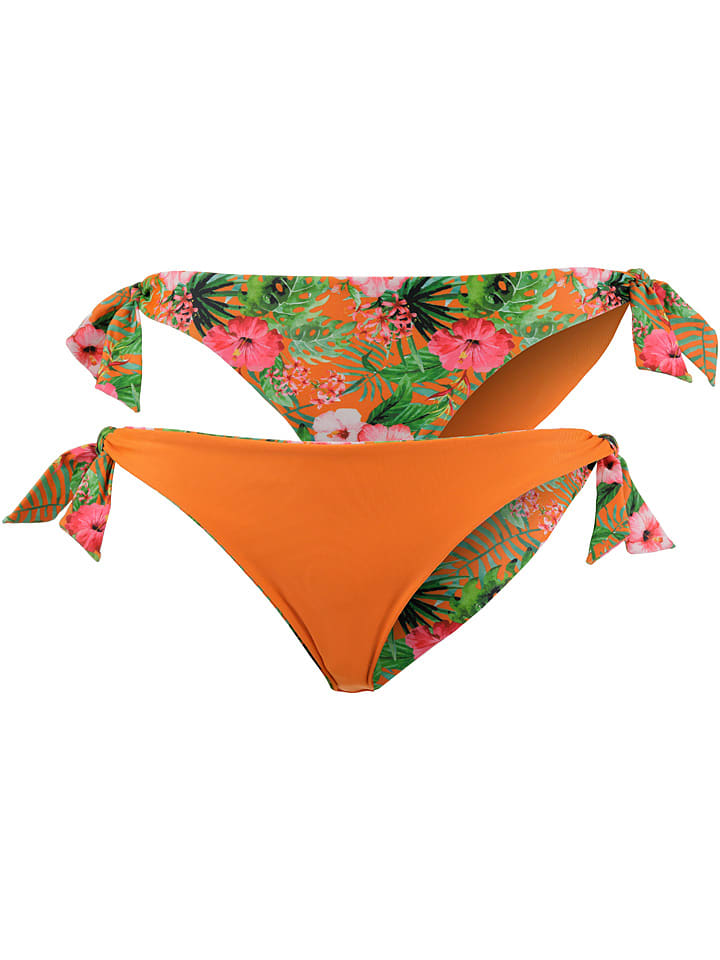 Maui Wowie Wende-Bikini-Hose in Orange