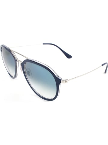Ray Ban Damskie okulary przeciwsłoneczne w kolorze granatowo-srebrno-błękitnym