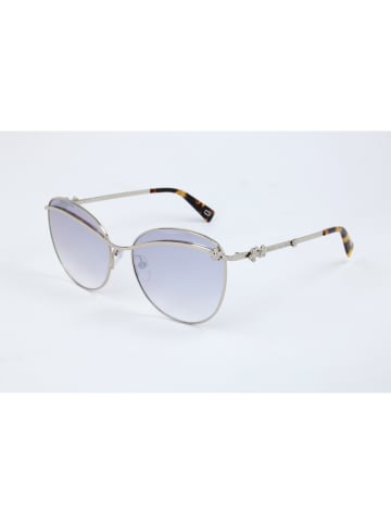 Marc Jacobs Damskie okulary przeciwsłoneczne w kolorze srebrno-błękitnym