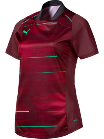 Puma Koszulka sportowa "Graphic" w kolorze bordowym