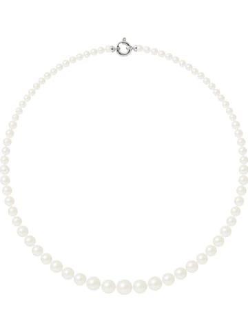Pearline Naszyjnik perłowy w kolorze białym - dł. 50 cm