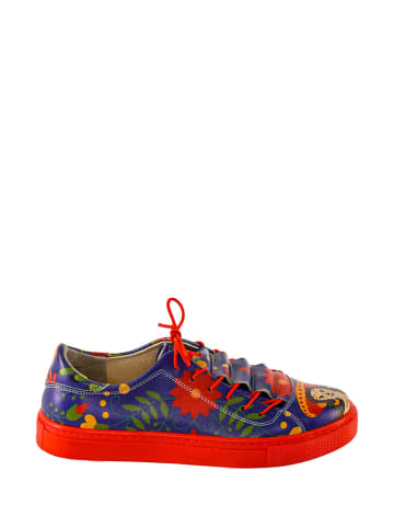Streetfly Sneakers donkerblauw/rood/meerkleurig