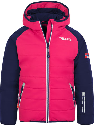 Trollkids Ski-/snowboardjas "Hafjell PRO" roze/donkerblauw