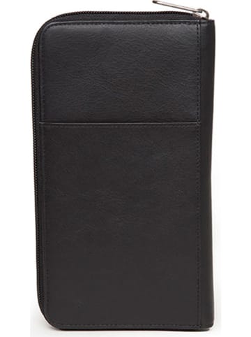 Eastpak Leren portemonnee "Tait RFID" zwart - (B)12 x (H)22 x (D)2 cm