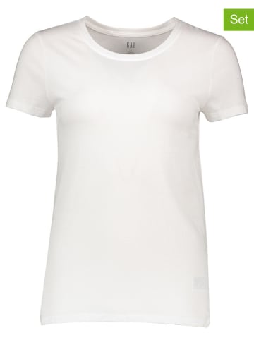 GAP Koszulki (2 szt.) w kolorze białym