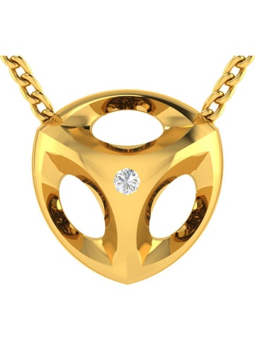 Diamant Vendôme Złoty naszyjnik z diamentem - dł. 40 cm