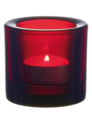 Iittala Windlicht "Kivi" rood - Ø 6 cm
