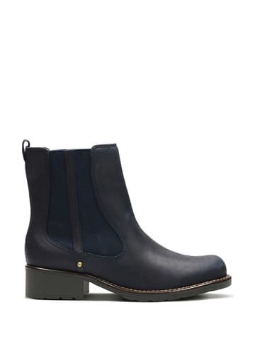 Clarks Chelseaboots donkerblauw
