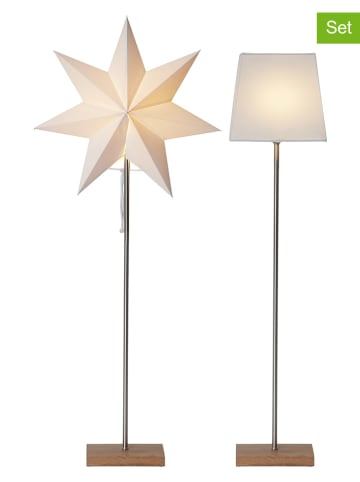 Best Season Dekoracyjne lampy LED (2 szt.) w kolorze białym