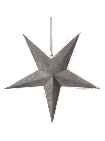 Best Season Decoratieve ledhanger "Papieren ster" grijs - (B)60 x (H)60 cm