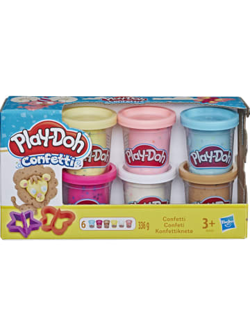 Play Doh Klei "Confetti" met accessoires - vanaf 3 jaar - 6x 56 g