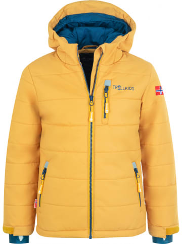 Trollkids Ski-/snowboardjas "Hemsedal XT" geel/donkerblauw