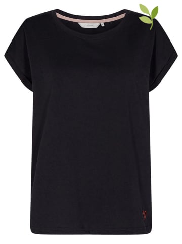 NÜMPH Koszulka "Beverly" w kolorze czarnym