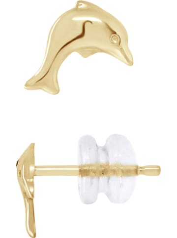 Kidwell Gouden oorstekers "Dolfijn"