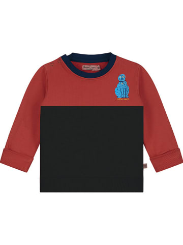 Smitten Organic Sweatshirt zwart/rood