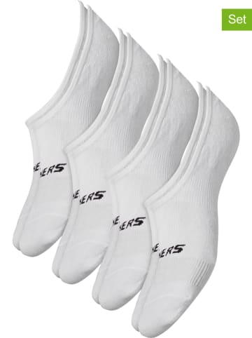 Skechers Skarpety-stopki (6 par) w kolorze białym