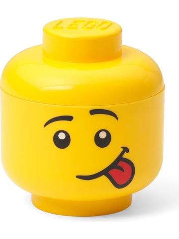 LEGO Pojemnik "Silly" w kolorze żółtym - wys. 11,5 x Ø 10,2 cm