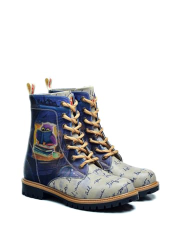 Goby Boots blauw/beige/meerkleurig