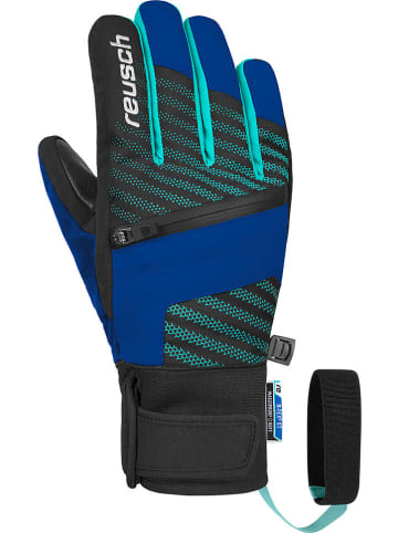 Reusch Rękawice narciarskie "Theo R-TEX® XT Junior" w kolorze niebieskim