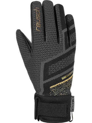Reusch Rękawiczki narciarskie "Victoria R-TEX® XT" w kolorze czarnym