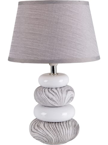 Näve Stołowa lampa "Ares" w kolorze szarym - wys. 31 cm