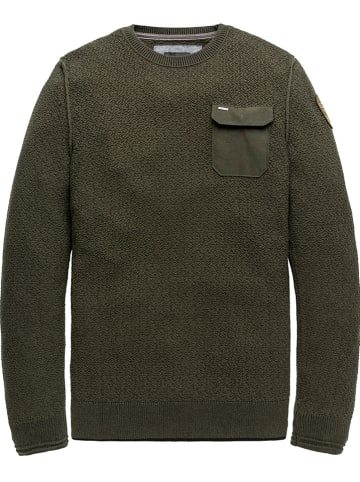 PME Legend Sweter w kolorze khaki