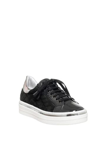 Patrizia Pepe Sneakers zwart/zilverkleurig