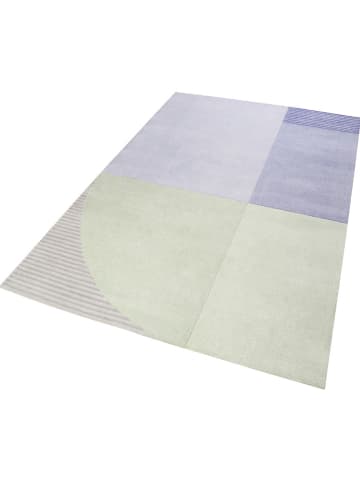 ESPRIT Laagpolig tapijt "Runway" lichtgroen/lichtblauw